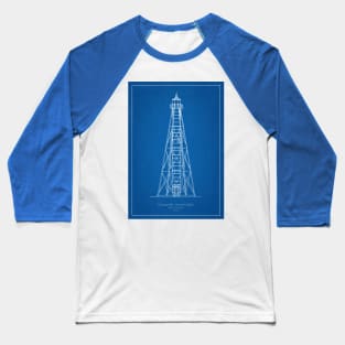 Gasparilla Island Rear Range Light - Boca Grande Lighthouse - Florida - AL Baseball T-Shirt